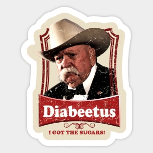 RETRO DIABEETUS I GOT THE SUGARS! Sticker